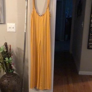 Golden yellow jumpsuit
